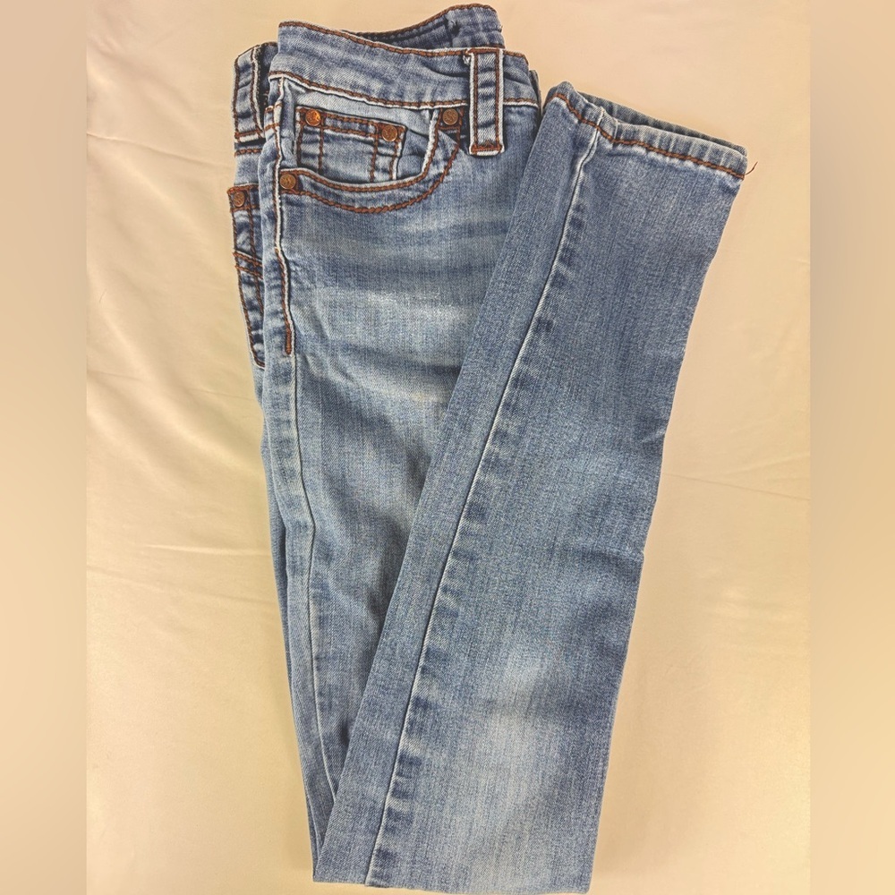 Shyanne Light Blue Women's Skinny Jeans - Picture 3 of 7